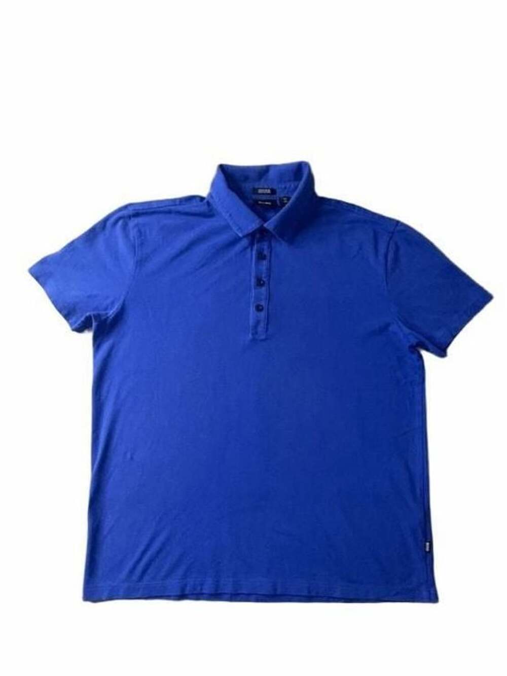Hugo Boss Regular Fit Pima Cotton Polo Shirt Size L Blue